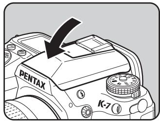 PENTAX K7+DA18-55WR+50-200 - Pressez le déclencheur à fond. - 1