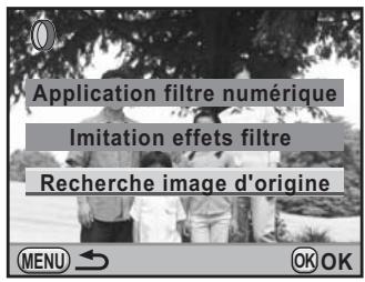 PENTAX K7+DA18-55WR+50-200 - Sélectionnez [recherche image d'origine] à l'étape 3, p.262 puis appuyez sur le bouton OK. - 1