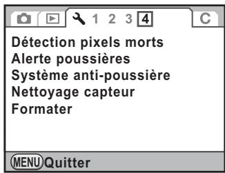 PENTAX K7+DA18-55WR+50-200 - Paramètres de réglage du menu préférences - 4
