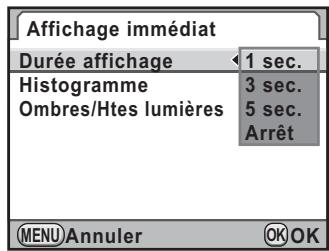 PENTAX K7+DA18-55WR+50-200 - Réglage de l'affichage pour l'affichage immédiat - 1