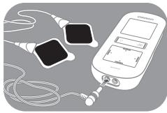 OMRON HeatTens - Étape 1 - préparez les électrodes - 1