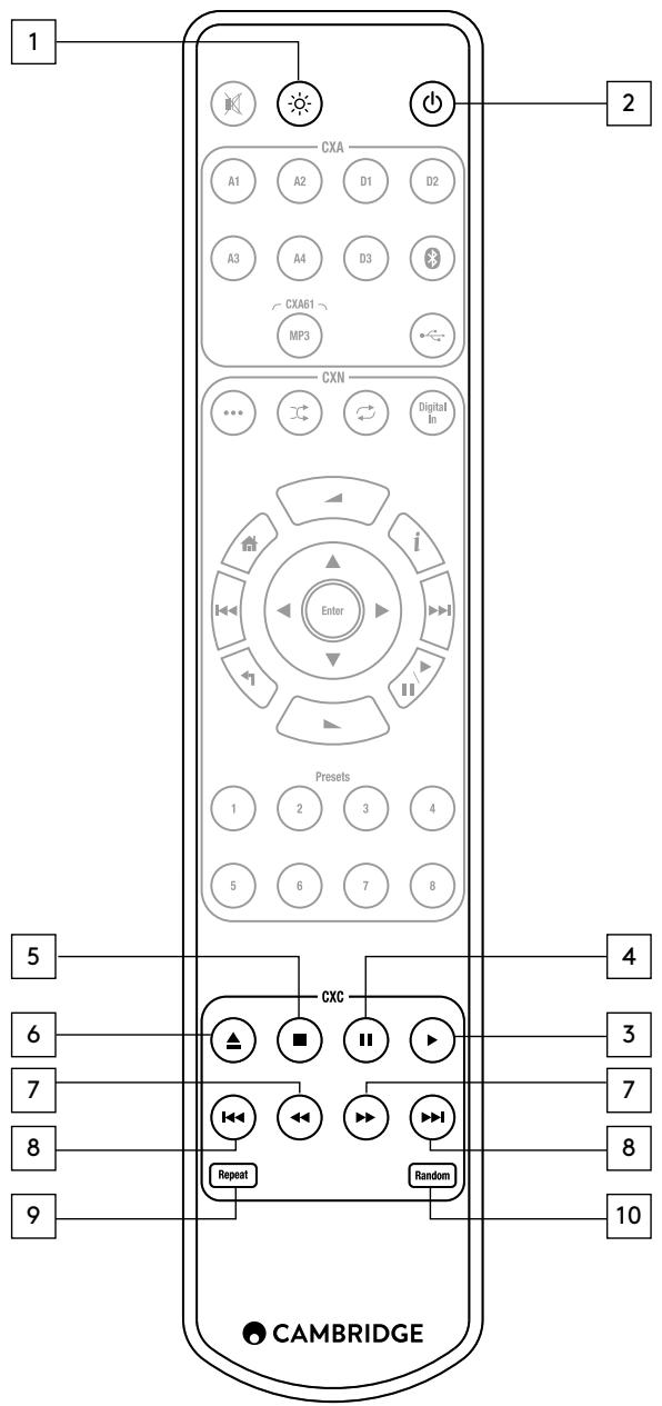 CAMBRIDGE Platine CDCXC V2 LUNAR GREY - REPEAT (RÉPÉTER) /10. RANDOM (ALÉATOIRE) - 1