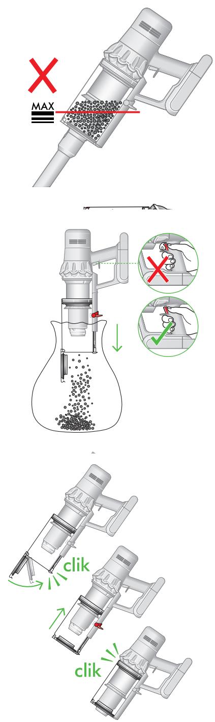 DYSON V15 Detect - Refermer le collecteur - 1