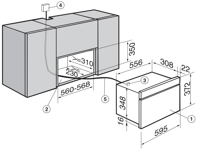 MIELE DG 2661 INOX - Encastrement dans un meuble haut - 1