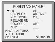 DAEWOO SF9300S - Réglage - 3