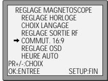 DAEWOO SF9300S - Lecture / enregistrement du format 16:9 - 1