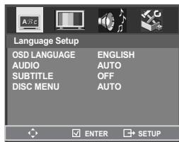 DAEWOO SF9300S - Configuration de la langue - 2