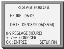 DAEWOO SF9300S - Réglage de la date et de l'heure - 2