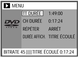 DAEWOO SF9300S - - Recherche d'un numéro de titre, d'un numéro de chapitre ou d'une heure sur le DVD - 2