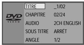 DAEWOO SF9300S - - Recherche d'un numéro de titre, d'un numéro de chapitre ou d'une heure sur le DVD - 3