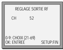 DAEWOO SF9300S - Vers le téléviseur via un câble d'antenne (en l'absence de câble péritel) - 2