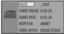 DAEWOO SF9300S - - Recherche d'un VCD à partir d'un numéro de piste ou d'une durée de disque ou de piste - 2