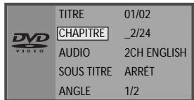 DAEWOO SF9300S - - Recherche d'un numéro de titre, d'un numéro de chapitre ou d'une heure sur le DVD - 4