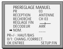 DAEWOO SF9300S - Réglage - 5