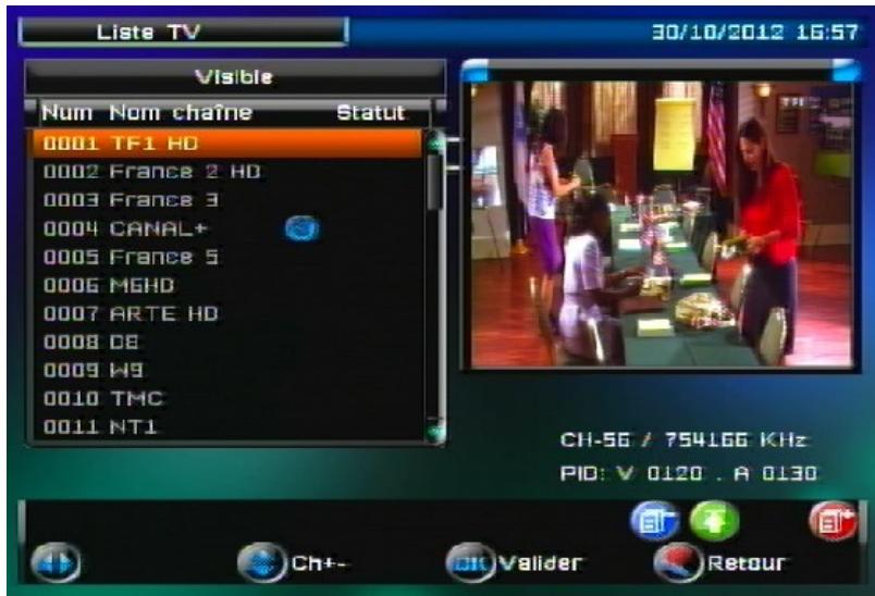 C6V 70066 - Listedes chaînes - 1