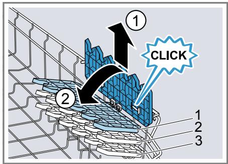 NEFF VAISSELLEINTEGRABLE91135Q60XSE - Ajuster l'étagère - 1
