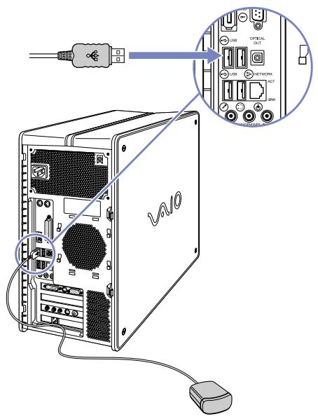 SONY PCV-RZ - Mise en place des piles et branchement du récepteur infrarouge - 2