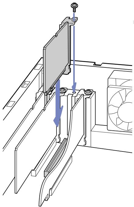SONY PCV-RZ - Insertion d'une carte d'extension PCI - 3
