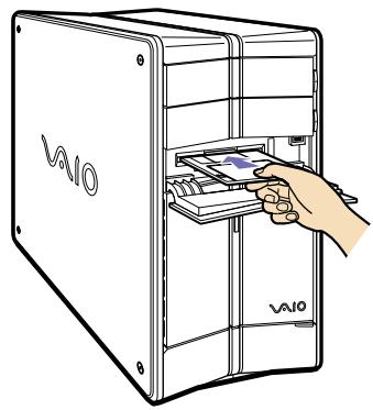SONY PCV-RZ - Introduction d'une disquette - 2