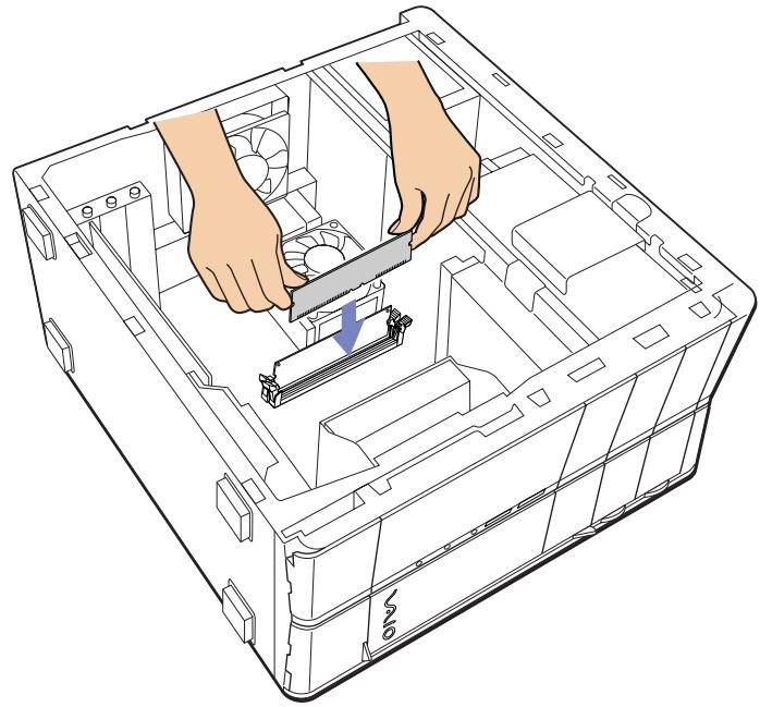 SONY PCV-RZ - Changement ou ajout d'un module de mémoire - 2