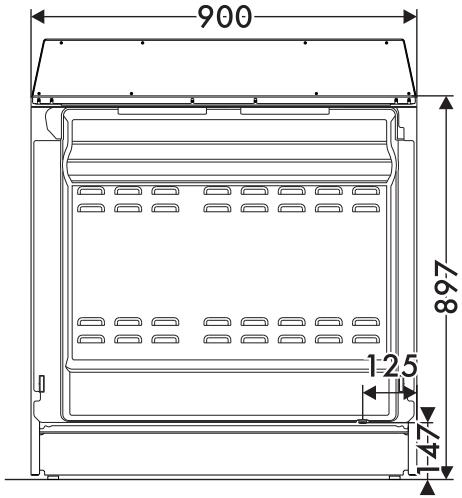 SMEG TROOIXY9-1 - Dimensions de l'appareil - 1