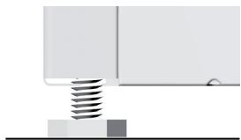 SAUTER SFVA 322 BLANC - Positionnement de l'appareil - 1