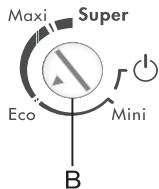 SAUTER SFVA 322 BLANC - Réglage de la température du réfrigérateur - 1