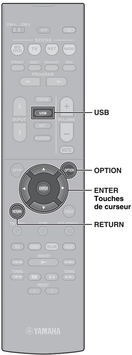YAMAHA HTR-4072 - Lecture de musique stockée sur un dispositif Bluetooth® - 1