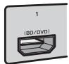 YAMAHA HTR-4072 - Prises HDMI - 1