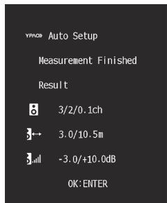 YAMAHA HTR-4072 - Appuyez sur ENTER. - 1