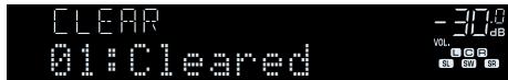 YAMAHA HTR-4072 - Menu d'option - 3