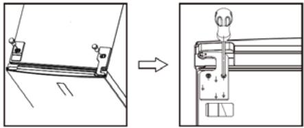 THOMSON THD253NF - DOOR CONVERSION - 1