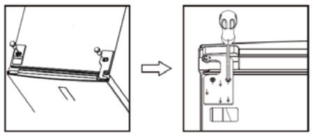 THOMSON THD253NF - Inversion du côté d'ouverture des PORTES - 1