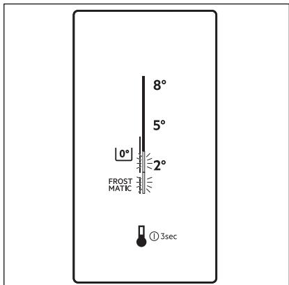 MAROUE RCB633260X - Réglage de la température à 0°c dans le compartiment longfresh - 1