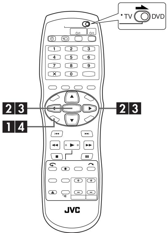 JVC DRM1 - Réglage de mode - 1