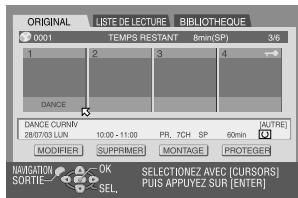 JVC DRM1 - Sélectionner le(s) programme(s). - 1