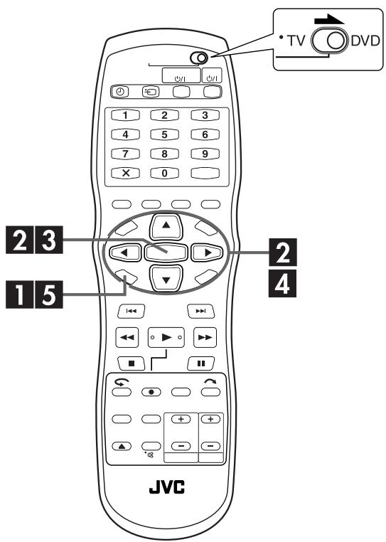 JVC DRM1 - Réglage du tuner - 1