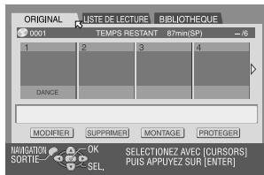 JVC DRM1 - Accéder à l'écran d'index. - 1