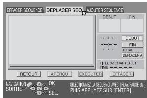 JVC DRM1 - Acceder à l'écran de montage. - 1