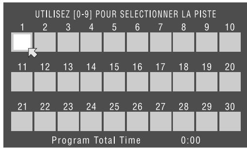 JVC DRM1 - Appuyer sur les pistes dans l'ordre désiré. - 1