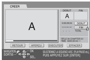 JVC DRM1 - Régler les points de montage en entrée et en sortie. - 1