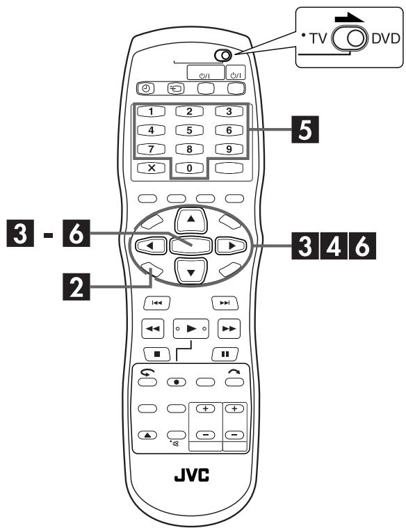 JVC DRM1 - Raccorder le contrôle satellite à l'appareil. - 1