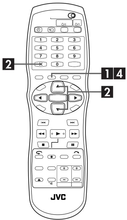 JVC DRM1 - Lancer le mode minuterie de l'appareil. - 1