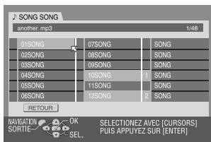 JVC DRM1 - Sélectionner l'item. - 2