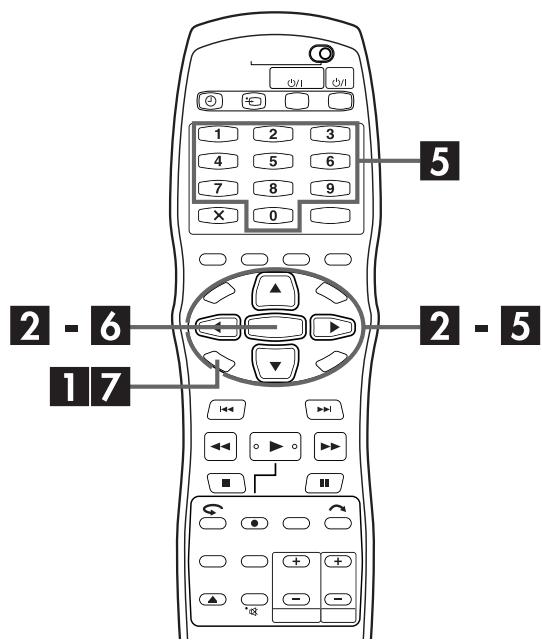 JVC DRM1 - Réglage manuel des canaux - 1