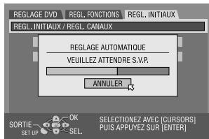 JVC DRM1 - Effectuer le réglage automatique des canaux. - 1