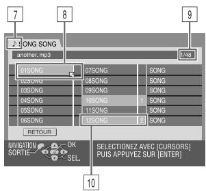 JVC DRM1 - Lecture via la navigation mp3/jpeg - 3