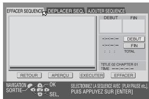 JVC DRM1 - Acceder à l'écran de montage. - 1