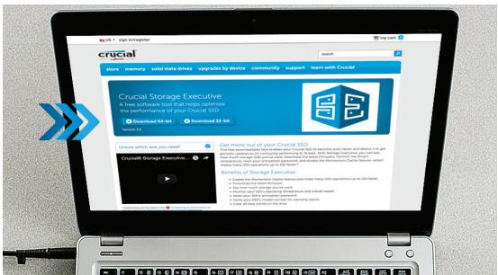 Crucial mX500 SSD 25060 - Partie 4 : téléchargement - 2