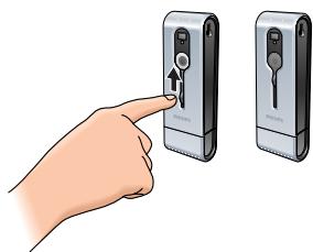 PHILIPS ThumbCam - Mise sous tension et hors tension de l'appareil - 3